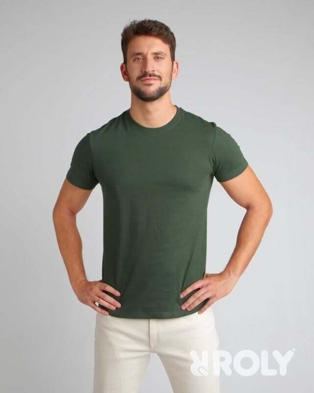 Camiseta de manga corta y cuello redondo