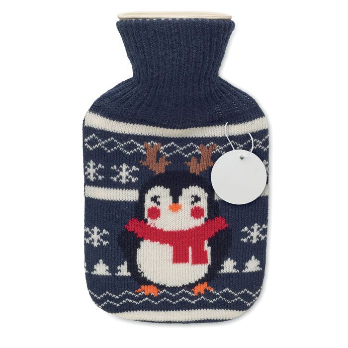 Bolsa de agua caliente con jersey de motivos navideños
