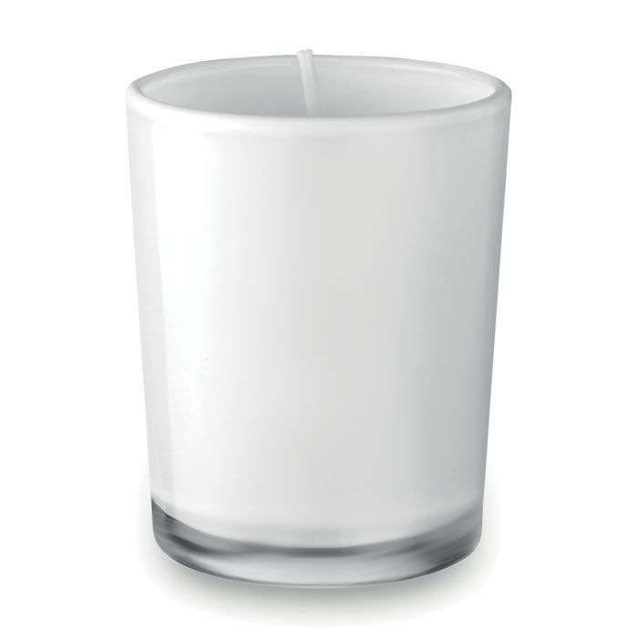 ​Vela aromática en soporte de cristal