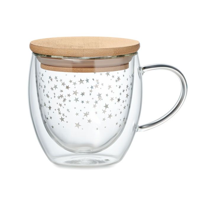 ​Taza de borosilicato de doble pared