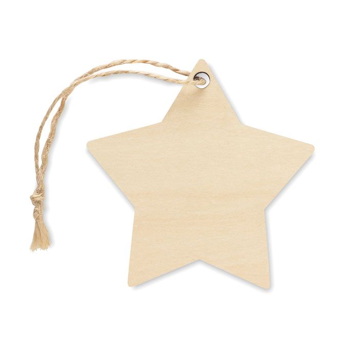 ​Adorno navideño de madera contrachapada
