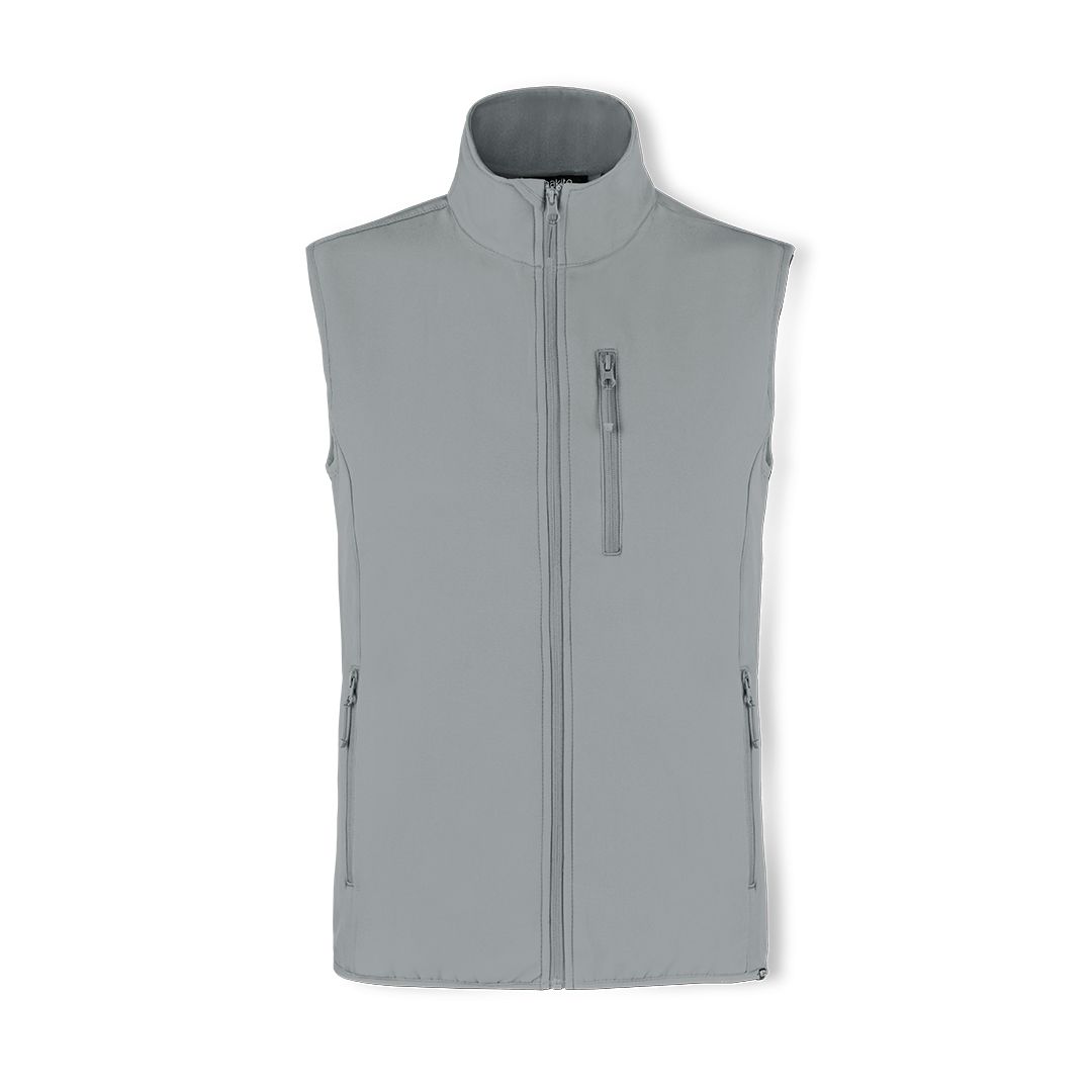 Chaleco en softshell RPET, Color: Gris