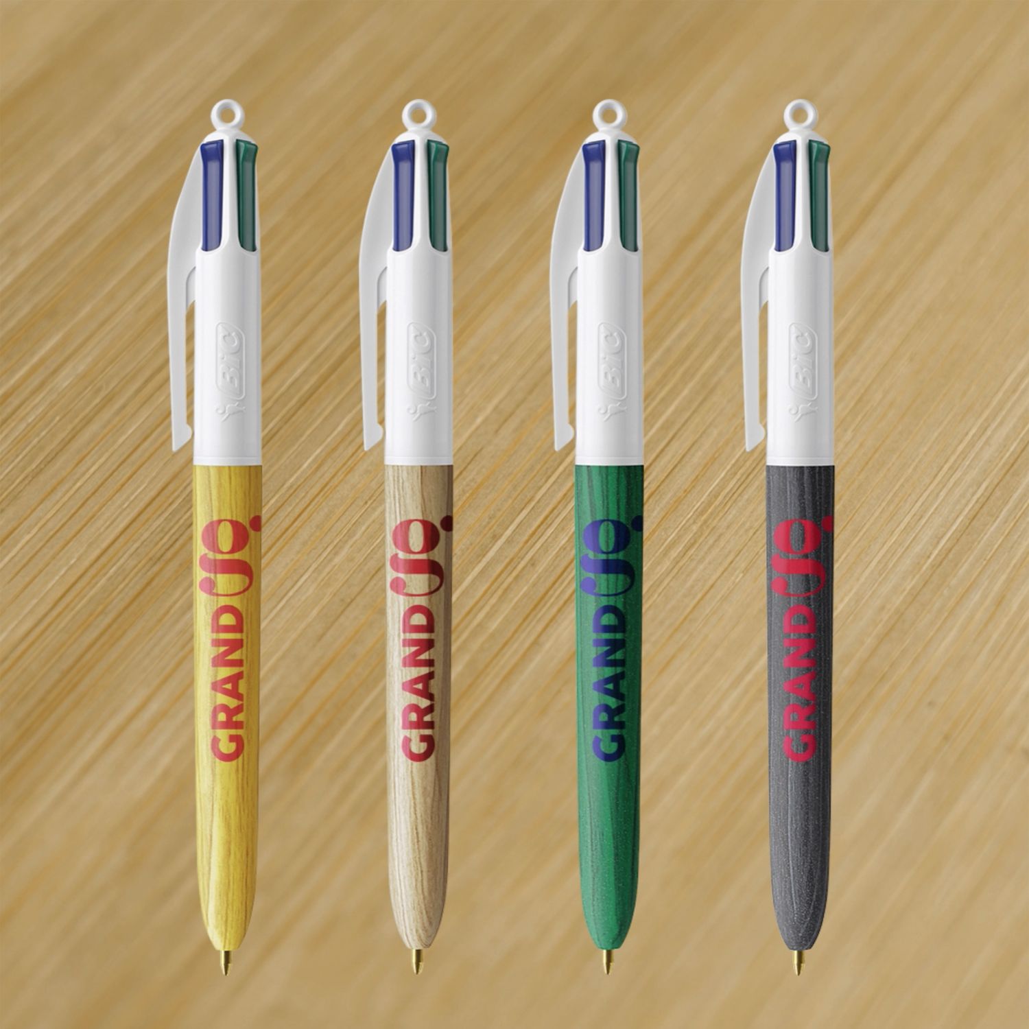 Bic 4 Colours Wood Style Bic 4 Colours Wood Style