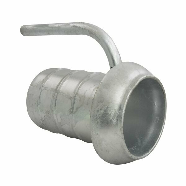 KKV QR Male Coupling with Hose End and Handle 6"