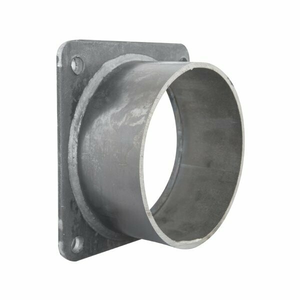 4 Hole Flange with Tube 5"
