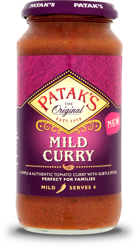 PATAKS MILD CURRY COOKING SAUCE 450G PATAKS MILD CURRY COOKING SAUCE 450G