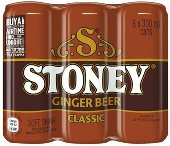 STONEY GINGER BEER- 6-PACK