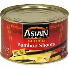 ASIAN GOURMET BAMBOO SHOOTS SLICED 8OZ EA ASIAN GOURMET BAMBOO SHOOTS SLICED 8OZ EA