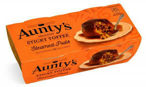 AUNTYS STICKY TOFFEE PUDDING 2X100G