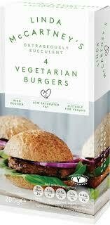 LINDA MCARTNEY 4 VEG BURGERSC 50G LINDA MCARTNEY 4 VEG BURGERSC 50G