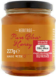 HERITAGE PURE CLEAR HONEY 227G