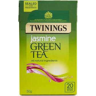 TWININGS JASMINE GREEN TEABAGS 20S