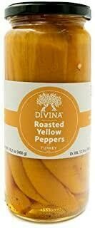 DIVINA BLUE - ROASTED YELLOW PEPPERS 13OZ