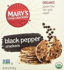 MARY'S - BLACK PEPPER CRACKER 6.5 OZ