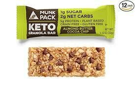 MUNK KETO ALMOND BUTTER COCO CHIP