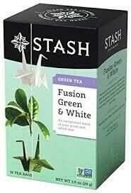 STASH FUSION GREEN & WHITE TEA 18 x BAG EA