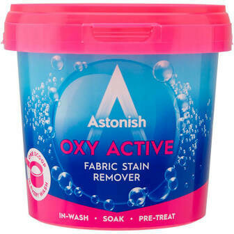 ASTONISH OXY ACTIVE FABRIC STAIN REMOVER POWDER 650GM