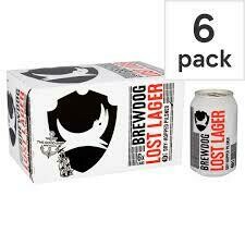 BREWDOG - LOST LAGER 6 X 4PK X 330ML CANS