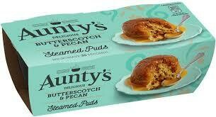 AUNTY'S PECAN/BUTTERSCOTCH STEAMED PUDDINGS 2X95G