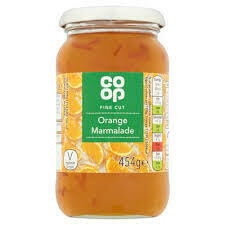 CO OP FINE CUT ORANGE MARMALADE 454G