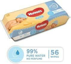HUGGIES WIPES ALL OVER PURE 56'S