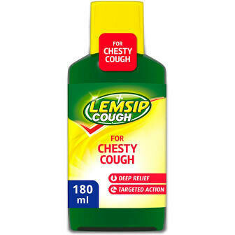 LEMSIP CHESTY COUGHT SUGAR FREE 180ML