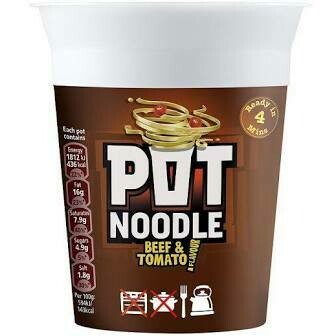 POT NOODLE BEEF AND TOMATO 90G