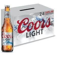 COORS LIGHT 330ML X 24 BOTTLES CS
