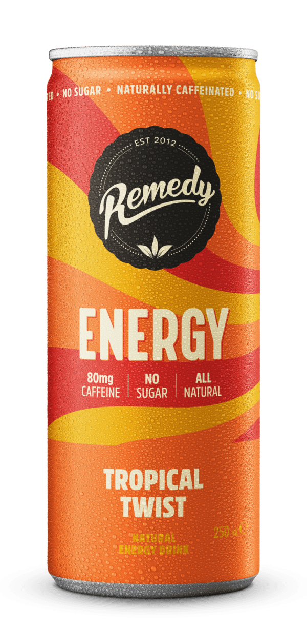 REMEDY KOMBUCHA ENERGY TROPICAL TWIST 250ML