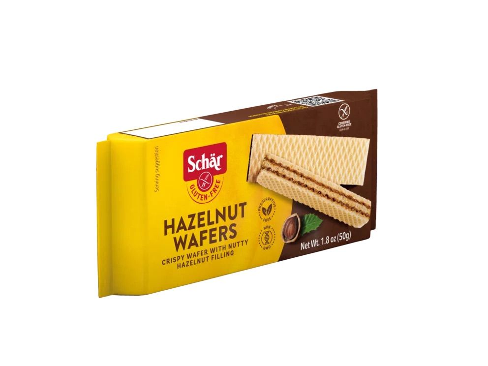 SCHAR GLUTEN FREE HAZELNUT WAFERS 1.8OZ