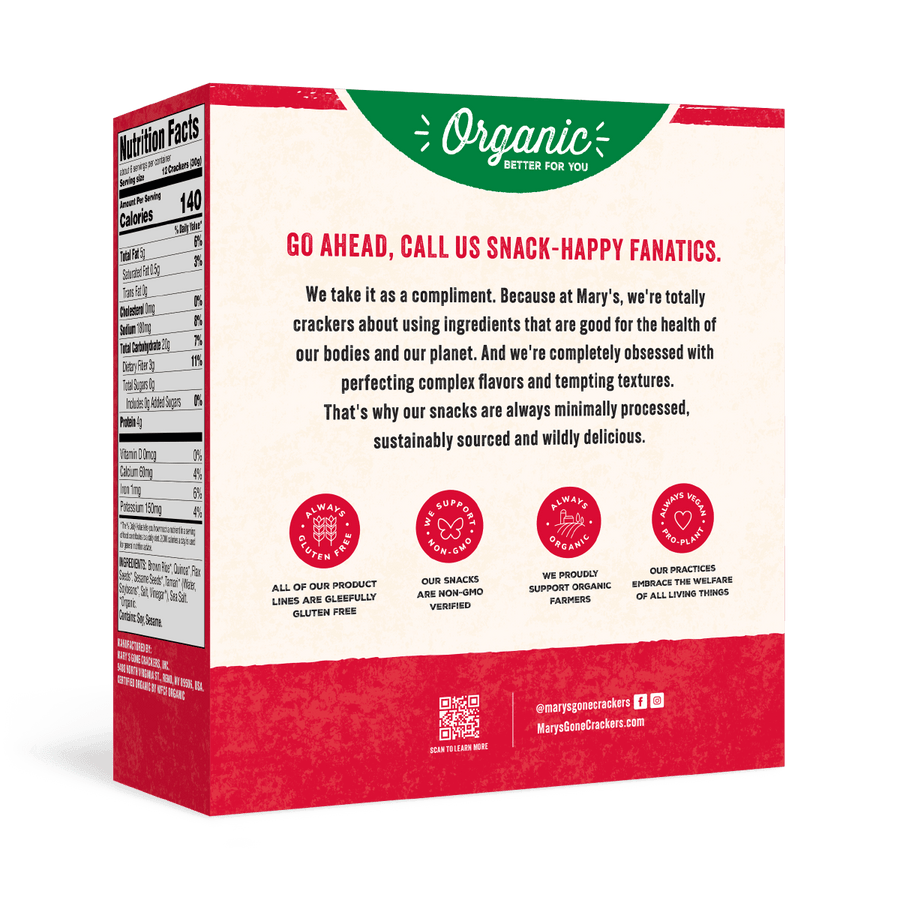 MARY'S GONE - GF ORIGINAL CRACKER 6.5 OZ