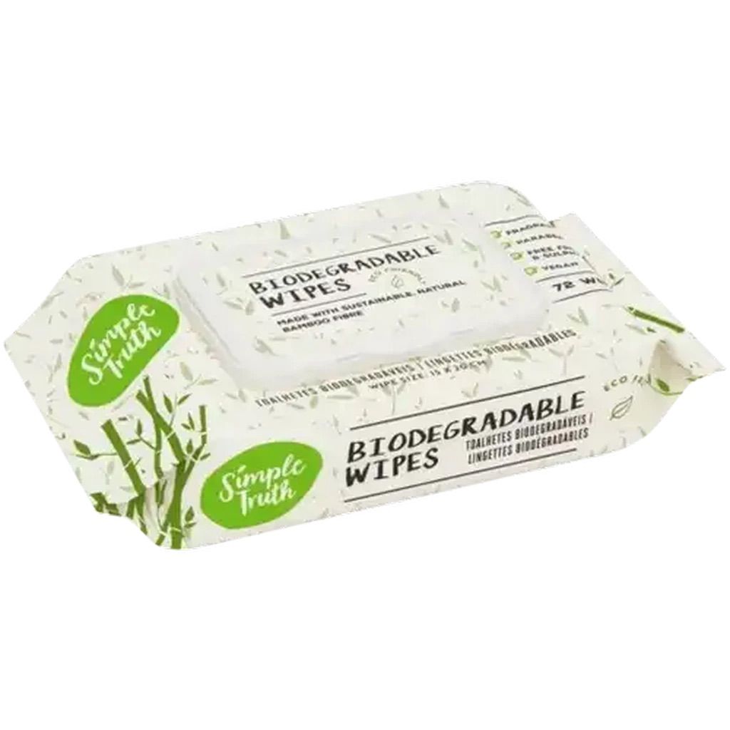 BIODEGRADABLE WIPES SIMPLE TRUTH 72'S BIODEGRADABLE WIPES SIMPLE TRUTH 72'S
