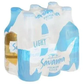 SAVANNA LIGHT 330ML X 6 SAVANNA LIGHT 330ML X 6