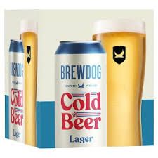 BREWDOG COLD BEER 4PK 3.4% 4x440ML BREWDOG COLD BEER 4PK 3.4% 4x440ML