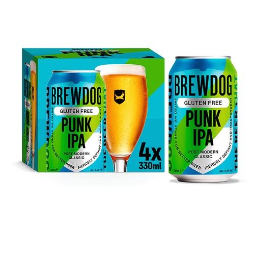 BREWDOG - PUNK IPA (GLUTEN FREE) 330ML X 12OZ NRB BREWDOG - PUNK IPA (GLUTEN FREE) 330ML X 12OZ NRB