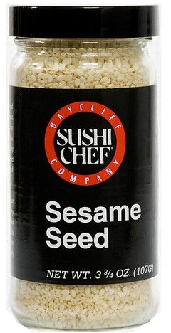 SUSHI CHEF SESAME SEEDS WHITE 3.75OZ