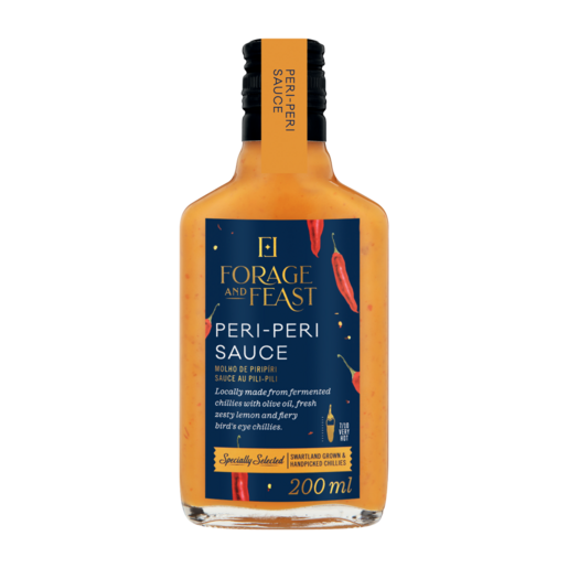 FORAGE&amp;FEAST  PERI PERI SAUCE  200ML