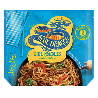 BLUE DRAGON WIDE WOK READY NOODLES 300G