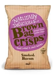 BROWN BAG CRISPS BACON 40G EA BROWN BAG CRISPS BACON 40G EA