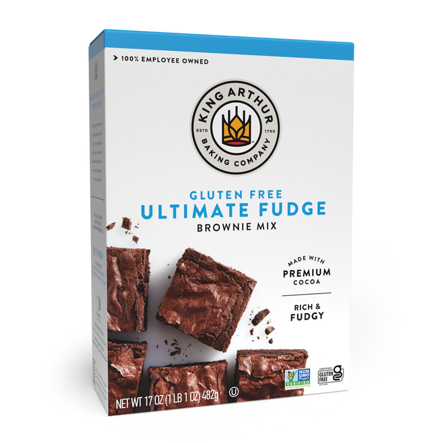 KING ARTHUR ULTIMATE FUDGE BROWNIE MIX GF 17OZ KING ARTHUR ULTIMATE FUDGE BROWNIE MIX GF 17OZ