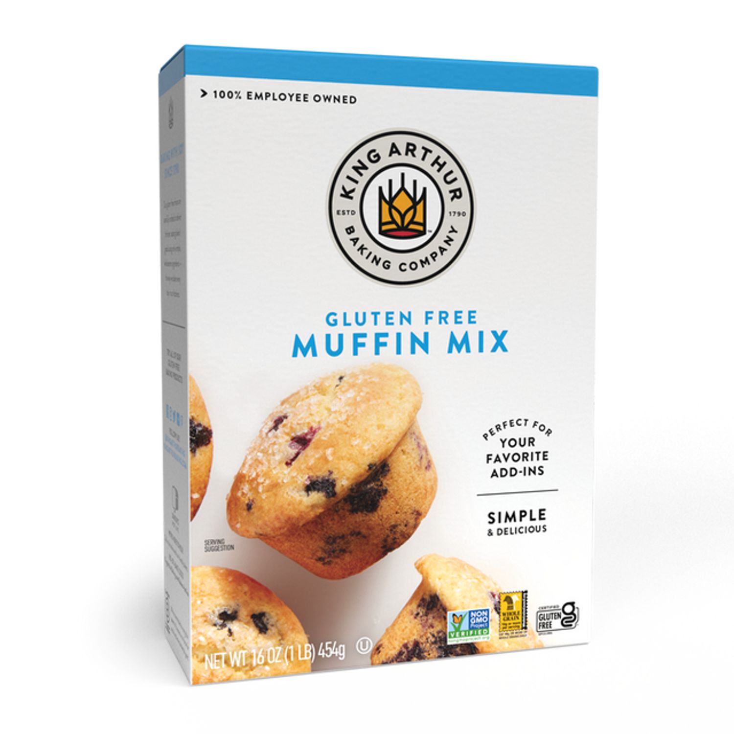 KING ARTHUR MUFFIN MIX GF 16 OZ KING ARTHUR MUFFIN MIX GF 16 OZ