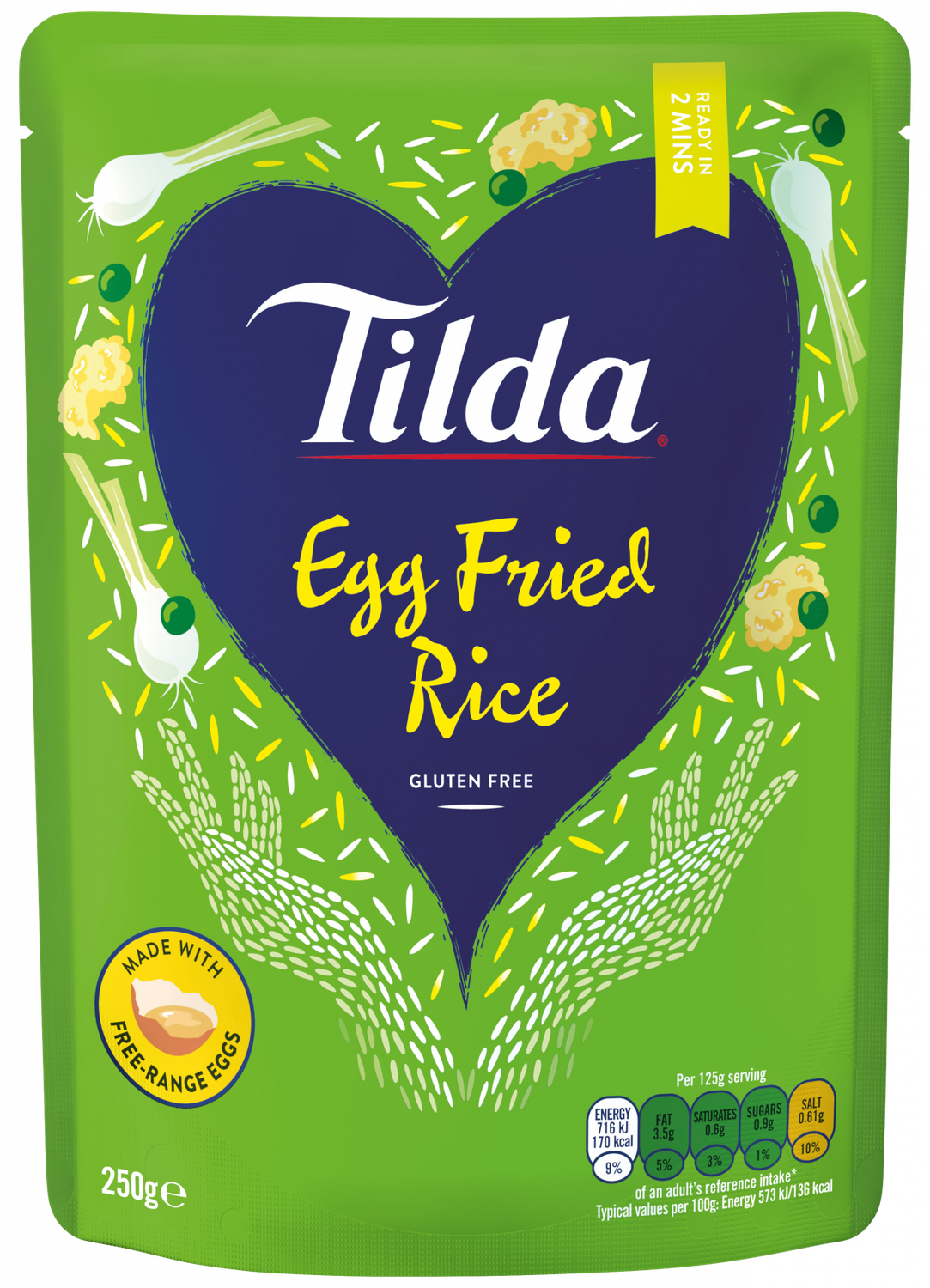 TILDA STEAMED EGG FRIED BASMATI RICE 250G TILDA STEAMED EGG FRIED BASMATI RICE 250G