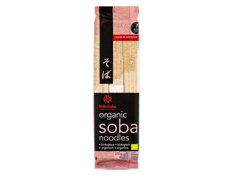 HAKUBAKU ORGANIC SOBA NOODLES 9.52oz HAKUBAKU ORGANIC SOBA NOODLES 9.52oz