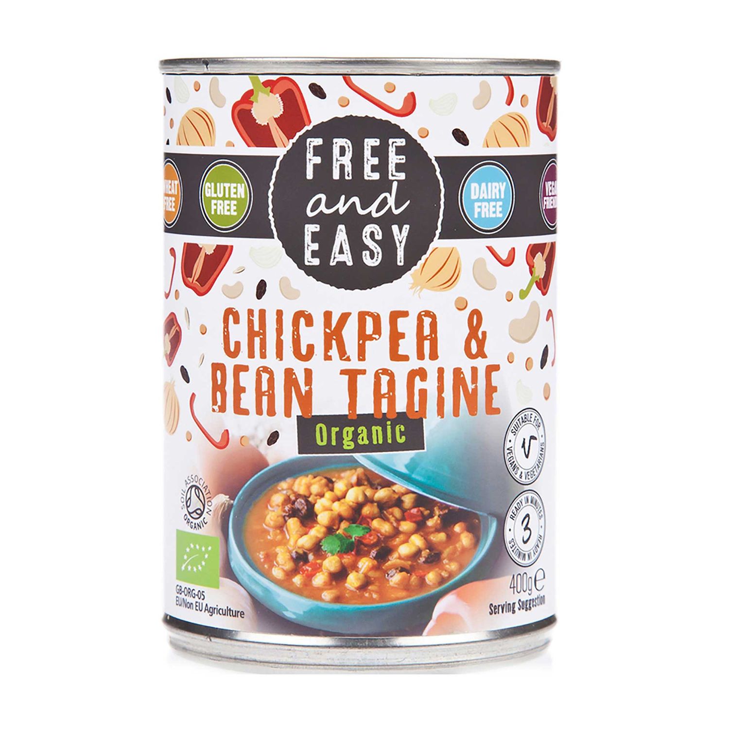 FREE CHICKPEA & BEAN TAGINE OG 400G FREE CHICKPEA & BEAN TAGINE OG 400G