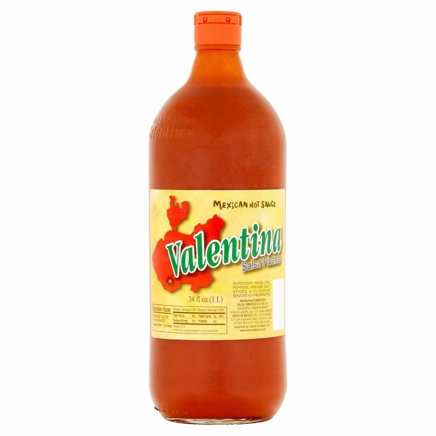 VALENTINA MEXICAN HOT SAUCE 34 FL OZ VALENTINA MEXICAN HOT SAUCE 34 FL OZ