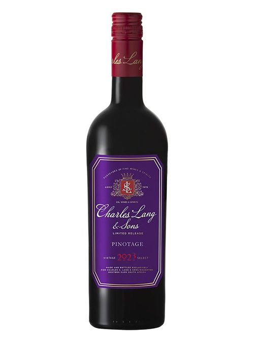 Charles Lang Wines Pinotage 750ml Charles Lang Wines Pinotage 750ml