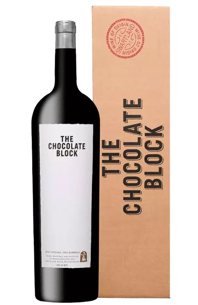 CHOCOLATE BLOCK MAGNUM 1500ML - BOEKENHOUTSKLOOF CHOCOLATE BLOCK MAGNUM 1500ML - BOEKENHOUTSKLOOF