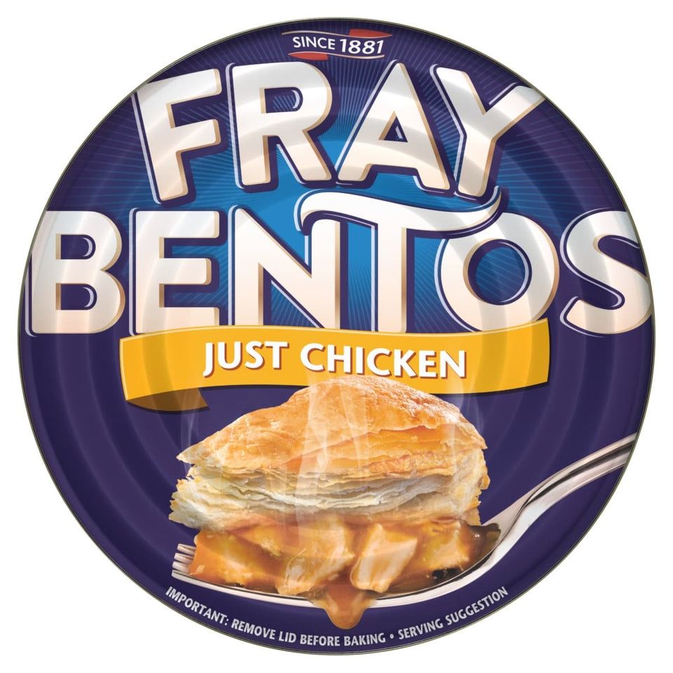 FRAY BENTOS JUST CHICKEN PIE 425G FRAY BENTOS JUST CHICKEN PIE 425G