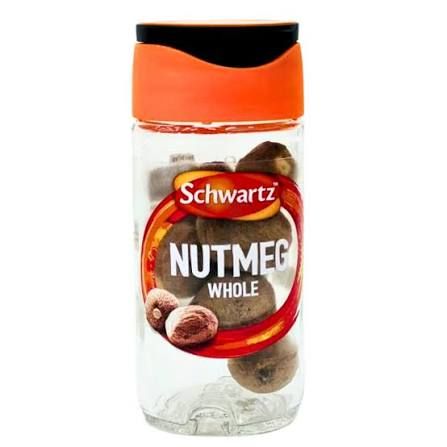 SCHWARTZ WHOLE NUTMEG JAR 25G SCHWARTZ WHOLE NUTMEG JAR 25G