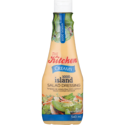 THE KITCHEN 1000 ISLAND SALAD DRESSING 340ML